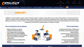 What Cataloxy.mx website looked like in 2022 (1 year ago)