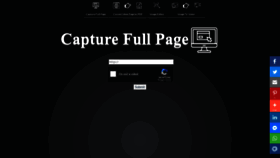 What Capturefullpage.com website looked like in 2022 (1 year ago)