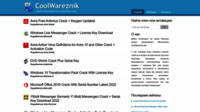 What Coolwareznik.net website looked like in 2022 (1 year ago)