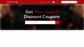 What Couponpac.com website looked like in 2022 (1 year ago)