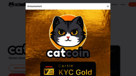 What Catcoincrypto.me website looked like in 2022 (1 year ago)