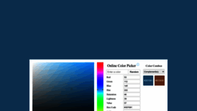 What Colorpicker.me website looked like in 2022 (1 year ago)