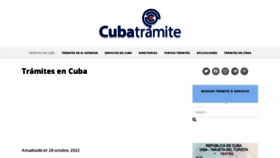 What Cubatramite.com website looked like in 2022 (1 year ago)