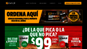 What Carlsjr.com.mx website looked like in 2022 (1 year ago)
