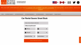 What Carrentalsavers.com website looked like in 2022 (1 year ago)