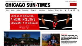What Chicago.suntimes.com website looked like in 2022 (1 year ago)