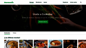 What Cookidoo.mx website looked like in 2022 (3 years ago)