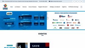 What Camarasantodomingo.do website looked like in 2022 (1 year ago)