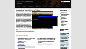 What Celestialsoftware.net website looked like in 2022 (2 years ago)
