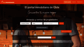 What Chilepropiedades.cl website looked like in 2022 (1 year ago)