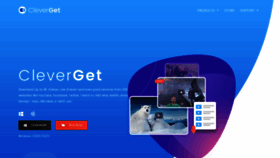 What Cleverget.com website looked like in 2022 (1 year ago)