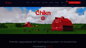 What Chikn.farm website looked like in 2022 (1 year ago)