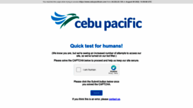 What Cebupacificair.com website looked like in 2022 (3 years ago)