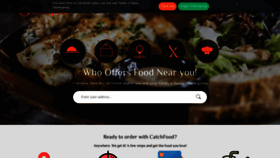What Catchfood.com website looked like in 2022 (1 year ago)