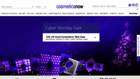 What Cosmeticsnow.com website looked like in 2022 (1 year ago)