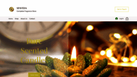 What Candlescart.com website looked like in 2022 (1 year ago)