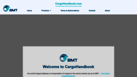 What Cargohandbook.com website looked like in 2022 (1 year ago)