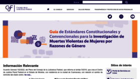 What Cjf.gob.mx website looked like in 2022 (1 year ago)
