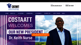 What Costaatt.edu.tt website looked like in 2022 (1 year ago)