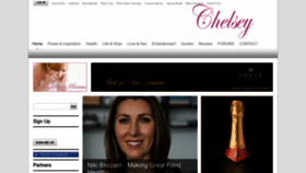 What Chelsey.co.nz website looked like in 2022 (1 year ago)
