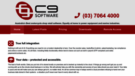 What C8software.com.au website looked like in 2022 (1 year ago)