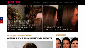 What Coiffure-simple.com website looked like in 2022 (1 year ago)