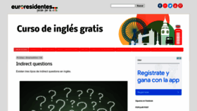 What Curso-gratis-ingles.euroresidentes.com website looked like in 2022 (1 year ago)