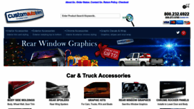 What Customautotrim.com website looked like in 2022 (1 year ago)