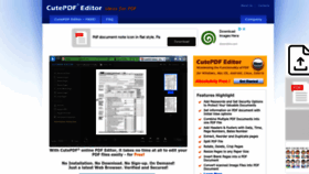 What Cutepdf-editor.com website looked like in 2022 (1 year ago)