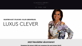 What Claudiaobert.de website looked like in 2022 (1 year ago)