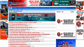 What Chovinh.com website looked like in 2022 (1 year ago)