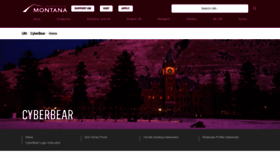 What Cyberbear.umt.edu website looked like in 2022 (1 year ago)