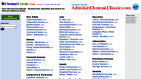 What Chennaiclassic.com website looked like in 2022 (1 year ago)