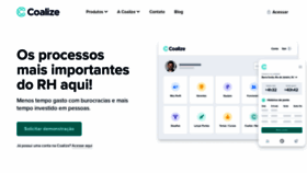 What Coalize.com.br website looked like in 2022 (1 year ago)