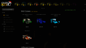 What Csgolive.com website looked like in 2022 (1 year ago)