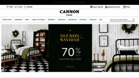 What Cannonhome.cl website looked like in 2022 (1 year ago)