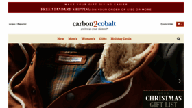 What Carbon2cobalt.com website looked like in 2022 (1 year ago)