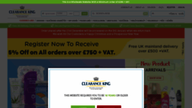 What Clearance-king.co.uk website looked like in 2022 (1 year ago)
