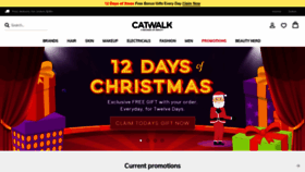 What Catwalk.com.au website looked like in 2022 (1 year ago)