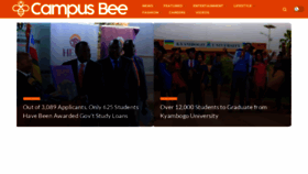 What Campusbee.ug website looked like in 2022 (1 year ago)