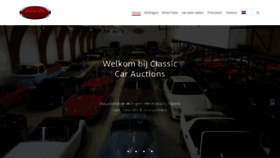 What Classiccar-auctions.com website looked like in 2022 (1 year ago)