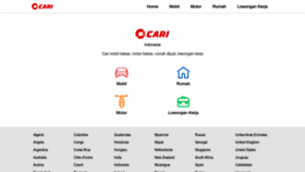 What Cari.co website looked like in 2022 (1 year ago)