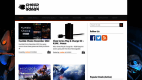 What Cheapgamer.co.za website looked like in 2022 (1 year ago)