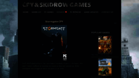 What Cpyskidrow.com website looked like in 2022 (1 year ago)