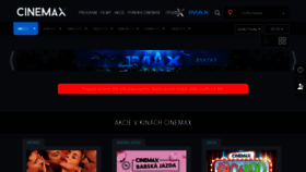 What Cine-max.sk website looked like in 2022 (1 year ago)