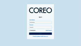 What Coreohealth.com website looked like in 2022 (1 year ago)