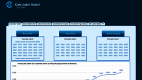 What Calculator-salarii.ro website looked like in 2022 (1 year ago)