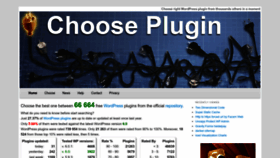 What Chooseplugin.com website looked like in 2022 (1 year ago)