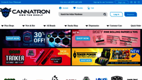 What Cannatron.com website looked like in 2022 (1 year ago)