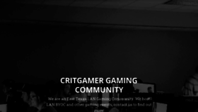 What Critgamer.com website looked like in 2022 (1 year ago)